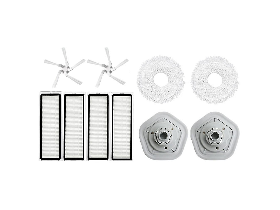 10 piezas compatibles con Xiaomi Dreame W10/w10 Pro, filtro HEPA, cepillo lateral, paño de fregona