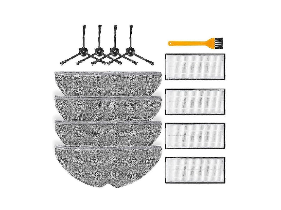 Accesorios para S8 Pro Ultra S8 S8+: Cepillo lateral, mopa, filtro, piezas de repuesto para robot aspirador.