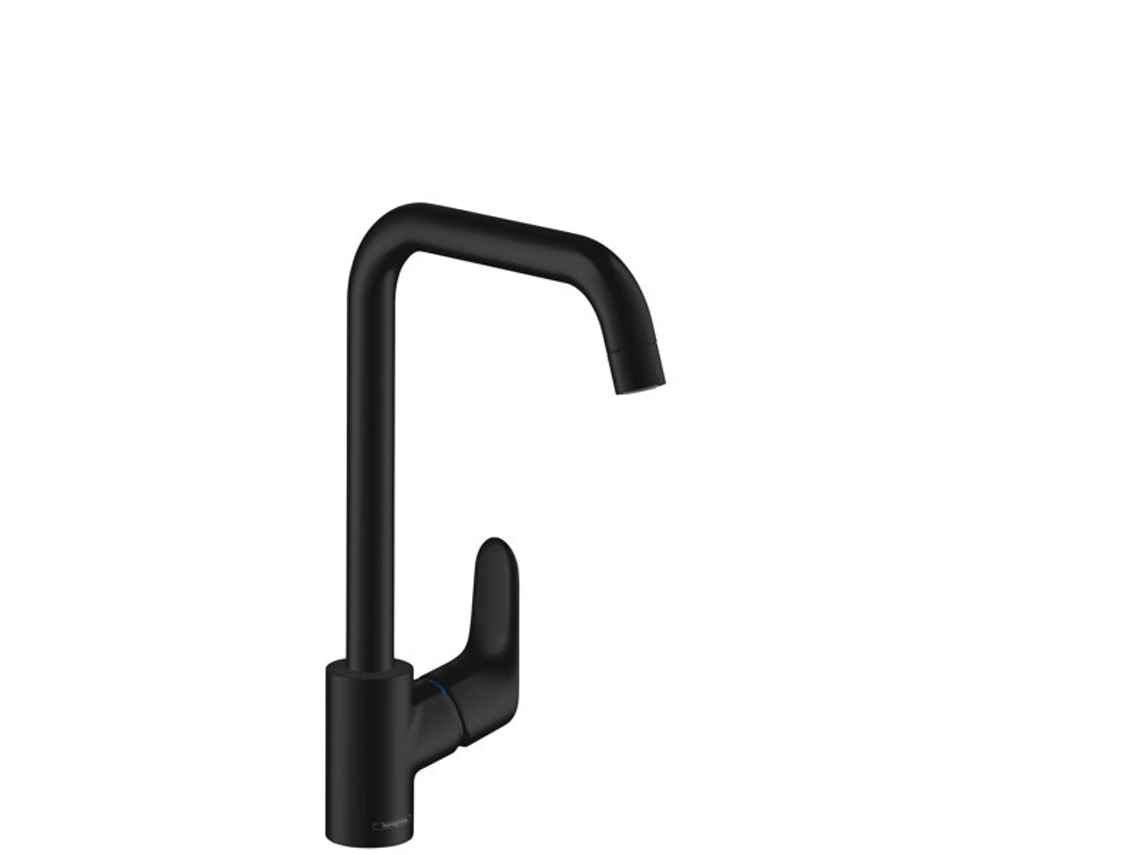 HANSGROHE Focus M41 monomando de cocina 260, 1jet, HANSGROHE Focus M41 monomando de cocina 260, 1jet, Color: Negro Mate