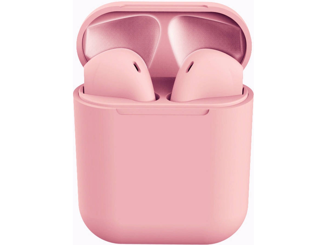 Auriculares Bluetooth True Wireless Inpods12 (In Ear - Microfone - Rosa)