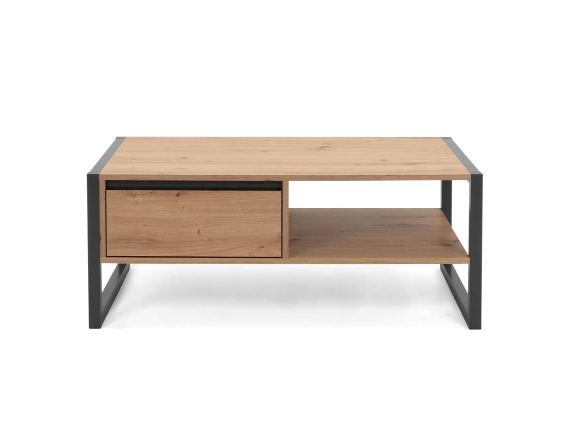 Mesa de centro Denver 55 VIDA XL color roble artesanal y gris antracita
