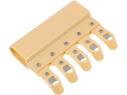 Pizarra De Plástico Amarillo Resistente A Caídas E Irrompible Para Profesores De Música.