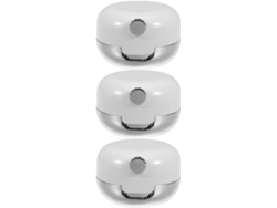 3 Pièces Pots Para Lèvres Con Miroir Petits En Plastique Rechargeables Crèmes De Maquillage