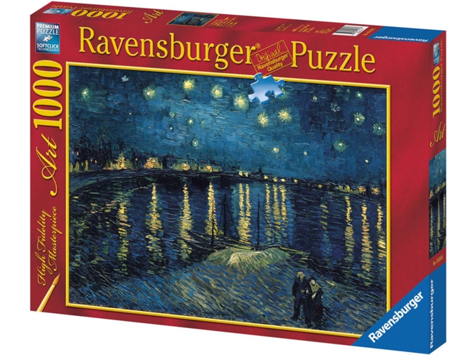 Puzzles RAVENSBURGUER Van Gogh: Starry Night (1000 Piezas)
