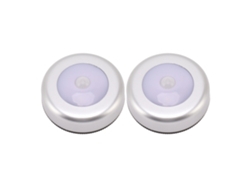 Luz Nocturna Led Con Sensor De Movimiento, Protección Ocular Pequeña Para Cajones De Armarios, 2 Unidades, Luz Cálida.