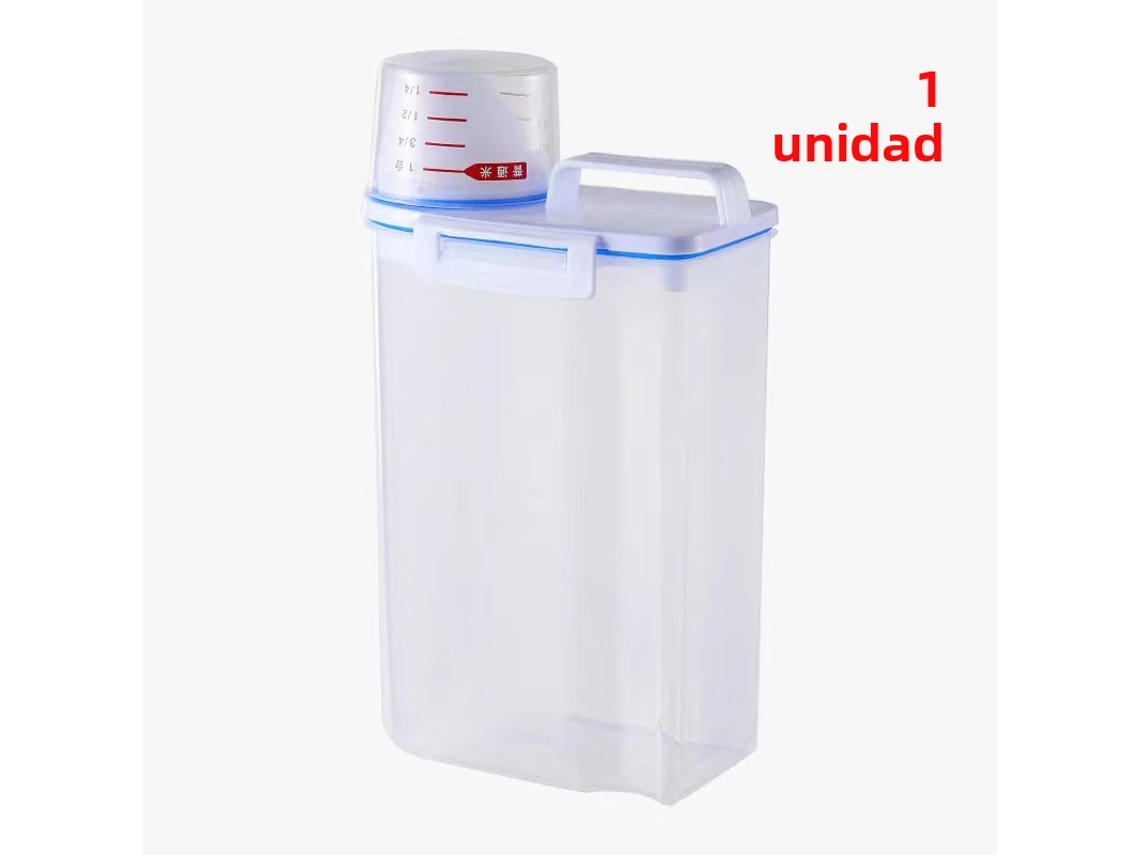 Nevera portátil MDUG a prueba de humo para almacenar alimentos con capacidad de 2,5 l, báscula y taza medidora (1 unidad)
