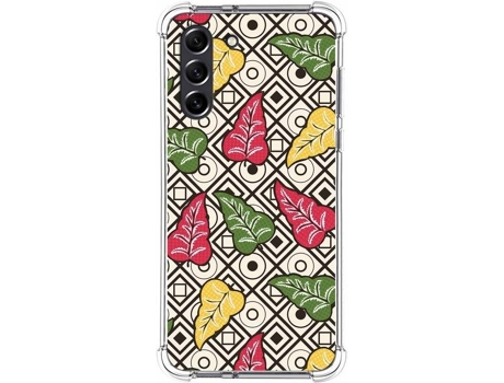 Carcasa Samsung Galaxy S21 FE 5G TUMUNDOSMARTPHONE Dibujos Antigolpes Flores 11 Multicolor