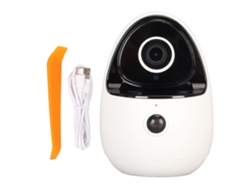 Cámara de seguridad inalámbrica para interiores 1080p con Wi-Fi, detección de mascotas y visión nocturna de 2,4 GHz.