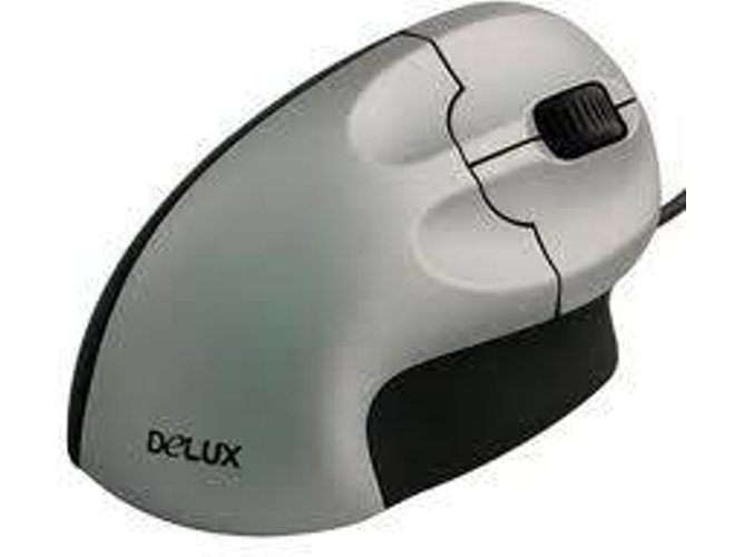 Ratón BACKSHOP De Lux (Óptico - 800 dpi - Gris)