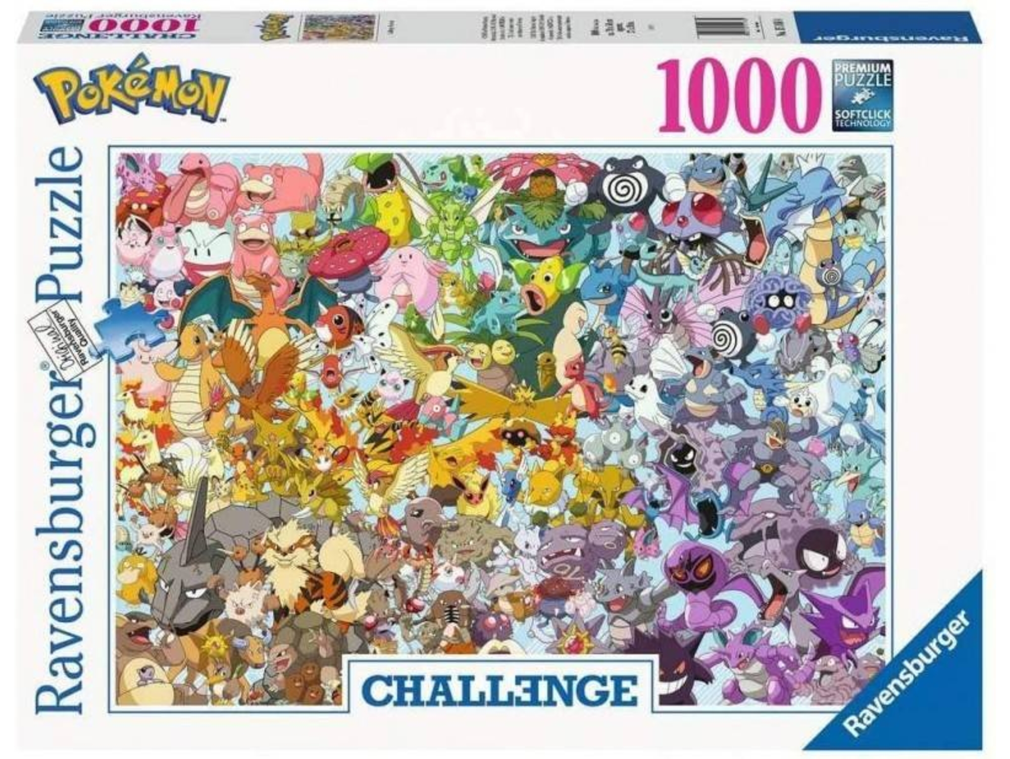 Puzzle RAVENSBURGER Pokemon Challenge (1000 Piezas)