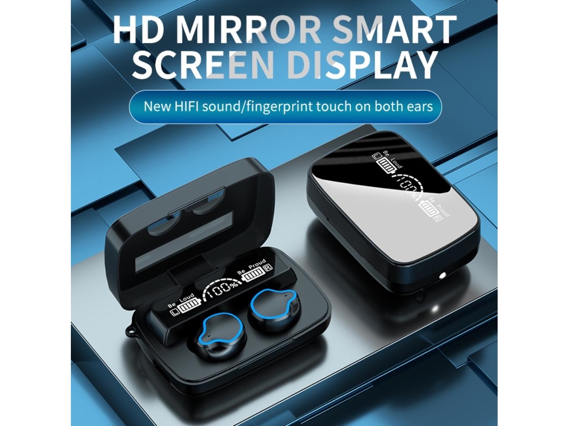 Auriculares Tws (pantalla De Batería, Control Táctil)