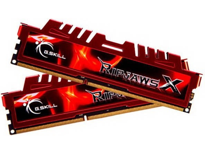 Memoria RAM DDR3 G.SKILL F3-2133C11D-16GXL (2 x 8 GB - 2133 MHz - CL 11 - Rojo)