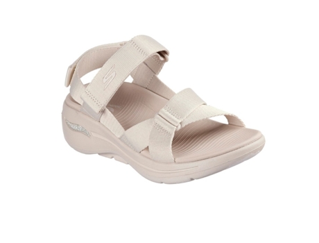 Sandalias de Mujer SKECHERS Go Walk Arch SINTETICO Beige (38)