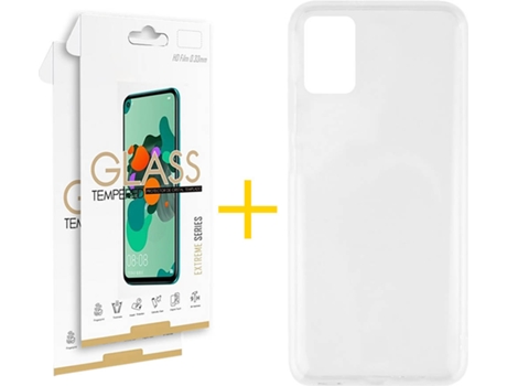Kit Funda + 2 Protectores de Pantalla Samsung Galaxy A51 SKYHE Silicona Líquida (Transparente)