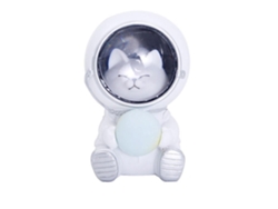 Rebe-luz Nocturna Espacial Con Mascota Bonita Decoración Hogar Regalo Niños Adorno Dormitorio
