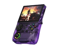 Consola de juegos portátil GOKOCO DY 19 con 10.000 juegos, pantalla de 3,2 pulgadas y estilo arcade retro.