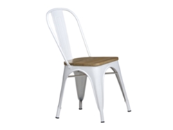 Silla LÚZETE (Madeira - Madera - Blanco)
