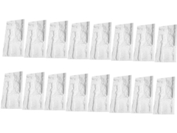 16 Pegatinas Decorativas De Espuma Para Pared, Ideales Para Cocina Y Baño, Con Superficie Mate Y Adhesivo.