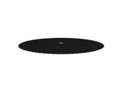 Lona De Salto Para Cama Elástica Redonda Tela Negro 4,27 M Wsd709144