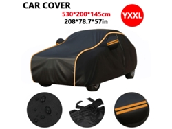Funda Para Coche Funda Protectora Solar Impermeable Con Cremallera En La Puerta Lateral. Cuich