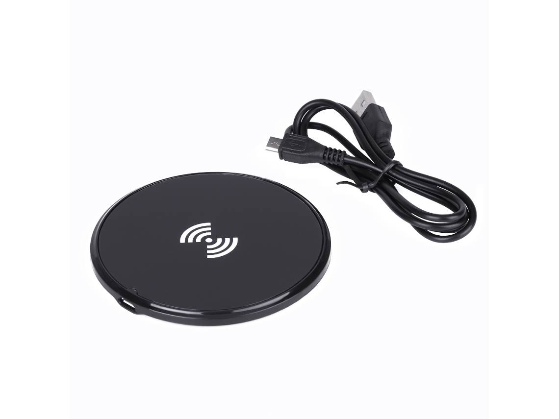 Cargador Inalámbrico (diseño Ultra Delgado, Carga Inalámbrica) Base Transmisora Universal Ultra Delgada De Carga Inalámbrica De Disco
