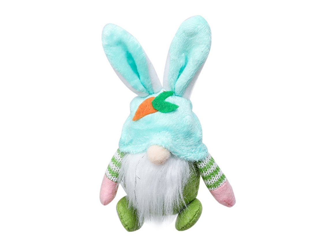 Muñeco de peluche de gnomo de Pascua con decoración