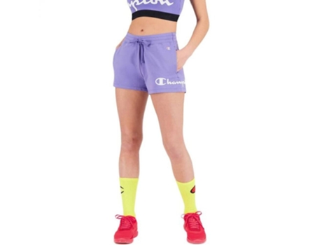 Pantalones Cortos de Mujer CHAMPION Violeta Morado (S)