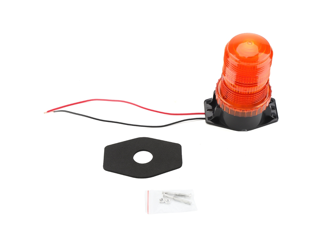 Luz de advertencia para carretillas elevadoras, 30 LED, intermitente, giratoria, 10-110 V