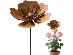 Decoración De Jardín Metálica Genérica Diseño Estéticamente Atractivo Y A La Intemperie - Metálico Para Macetas Para