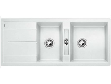 Fregadero BLANCO Embutido Manual Branca 80 cm con Sifón 513260