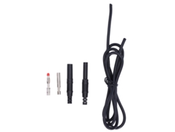 Kit De Cables De Prueba Con Conectores Banana Apilables De 4 Mm Macho-macho Para Multímetro Eléctrico J.70027 Negro