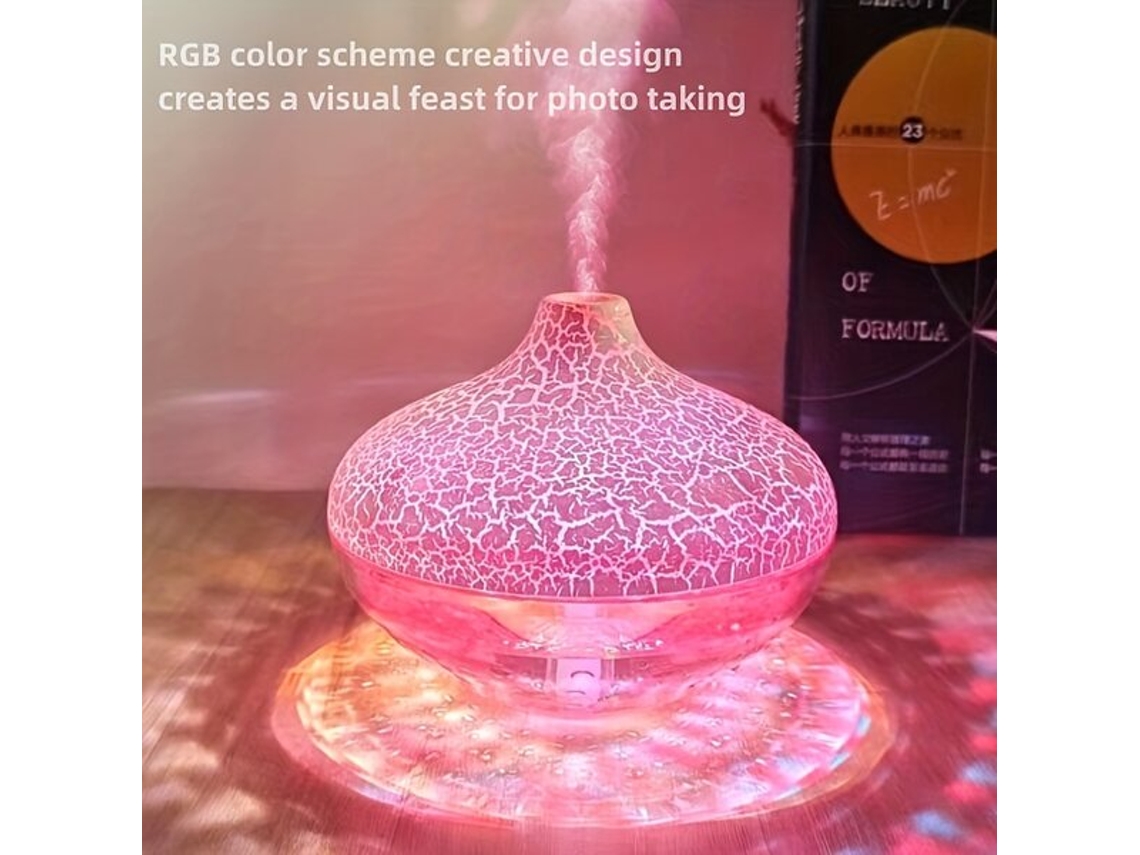 Humidificador ultrasónico de aromaterapia de 300 ml con LED Pickifyvayotoy