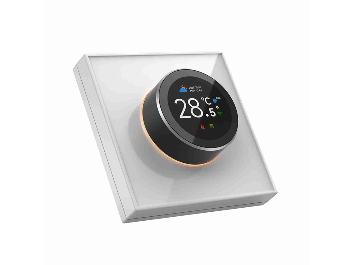 Termostato Inteligente Para Tuya Con Pantalla Tft 1.32in, Mando Táctil, Voz Y Wifi, Controlador De Temperatura Con Luces Ambientales Para El Hogar