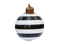 Bola inflable de Navidad de PVC personalizada de 60 cm para decoración de fiestas.