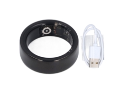 Anillo inteligente para la salud y el deporte con monitor de sueño y seguimiento de actividad física por Bluetooth.