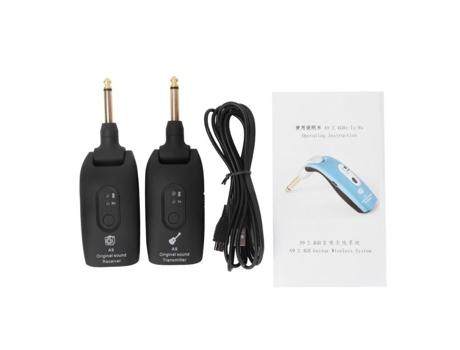 Receptor inalámbrico Sistema de guitarra inalámbrico Adaptador de audio duradero Instrumento musical de alta frecuencia para guitarrista
