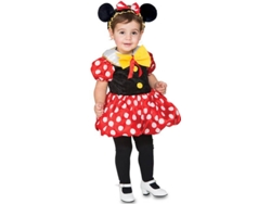 Disfraz de Niña DISFRAZZES Ratoncita Con Topos Y Bebé (Talla: 3 a 4 años)