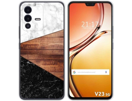 Carcasa para Vivo V23 5G TUMUNDOSMARTPHONE Dibujos Mármol 11 Multicolor