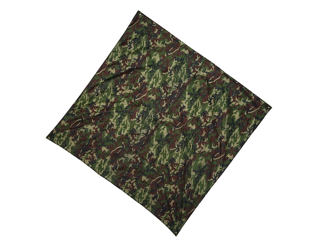 Tienda De Campaña Portátil, Ligera E Impermeable Con Estampado De Camuflaje Para Acampar Al Aire Libre (2*2 M)