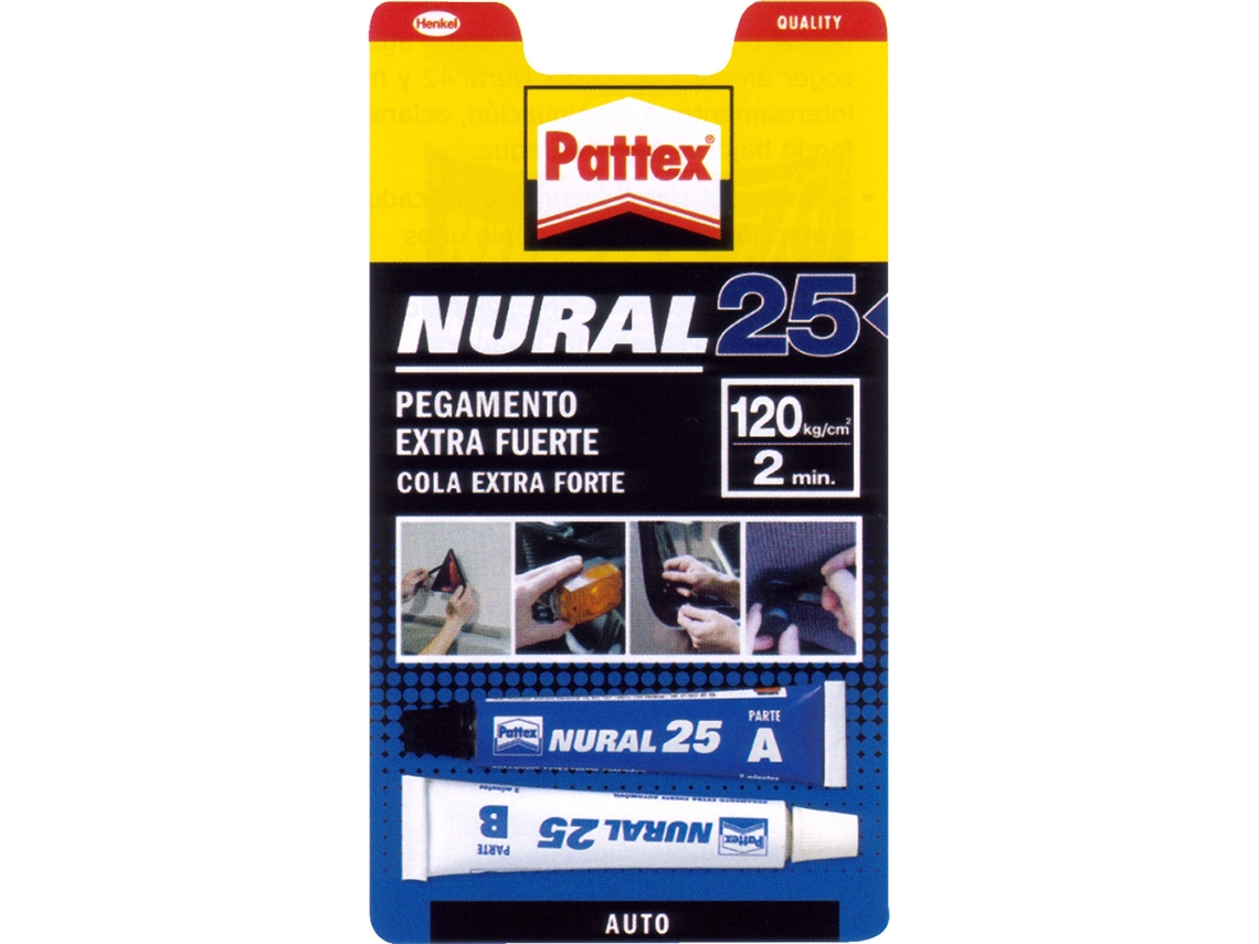 Nural- 25 Transparente (Juego 2 Tubos 22 cm³.) HENKEL