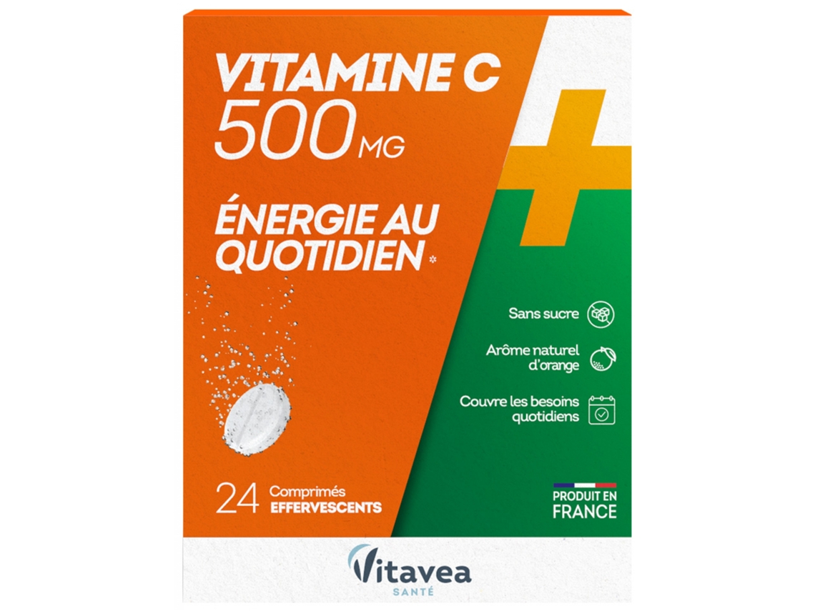 Vitamine C 500 Mg 24 Comprimidos Efervescentes VITAVEA