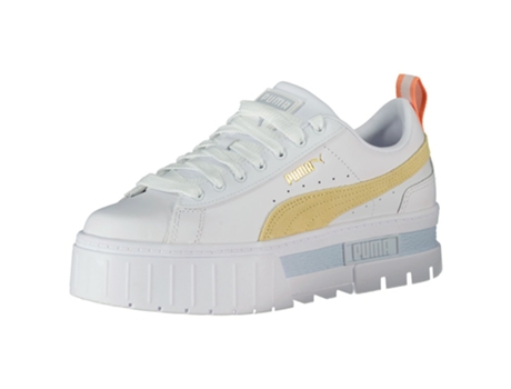 Zapatillas de Mujer PUMA SELECT Mayze Piel Blanco (38)