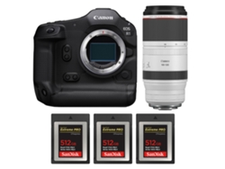 Canon Eos R1 + Rf 100-500mm F/4.5-7.1 L Is Usm + 3 Sandisk 512gb Extreme Pro Cfexpress Type B + Ebook “20 Consejos Para Fotos Que Impactan”