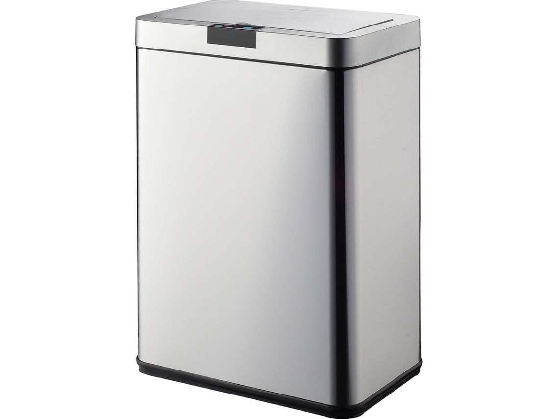 Cubo de Basura KITCHEN MOVE (Gris - Acero - 50 L)