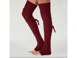2026-calcetines Largos De Punto Para Mujer, Sobre La Rodilla, Abrigados, Invierno, Otoño, Primavera, Casual, Fiesta