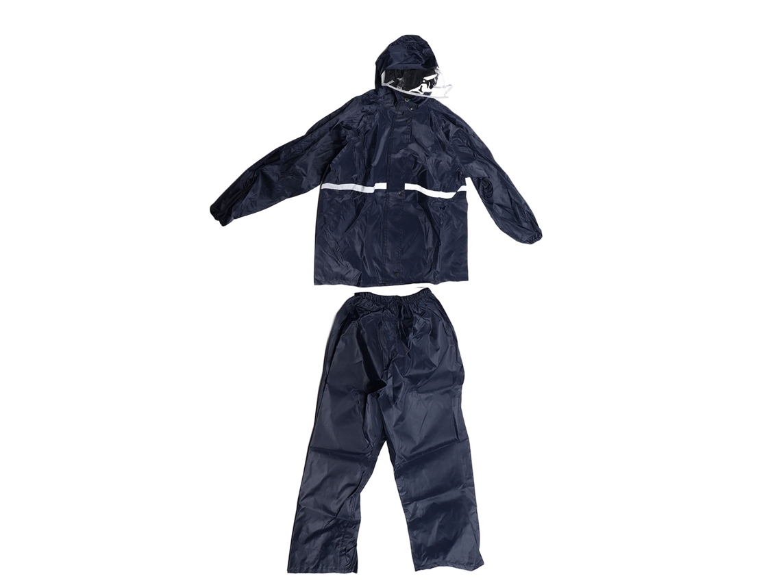 Conjunto De Chaqueta Y Pantalón Impermeables Y Transpirables, Azul Marino, Xxl