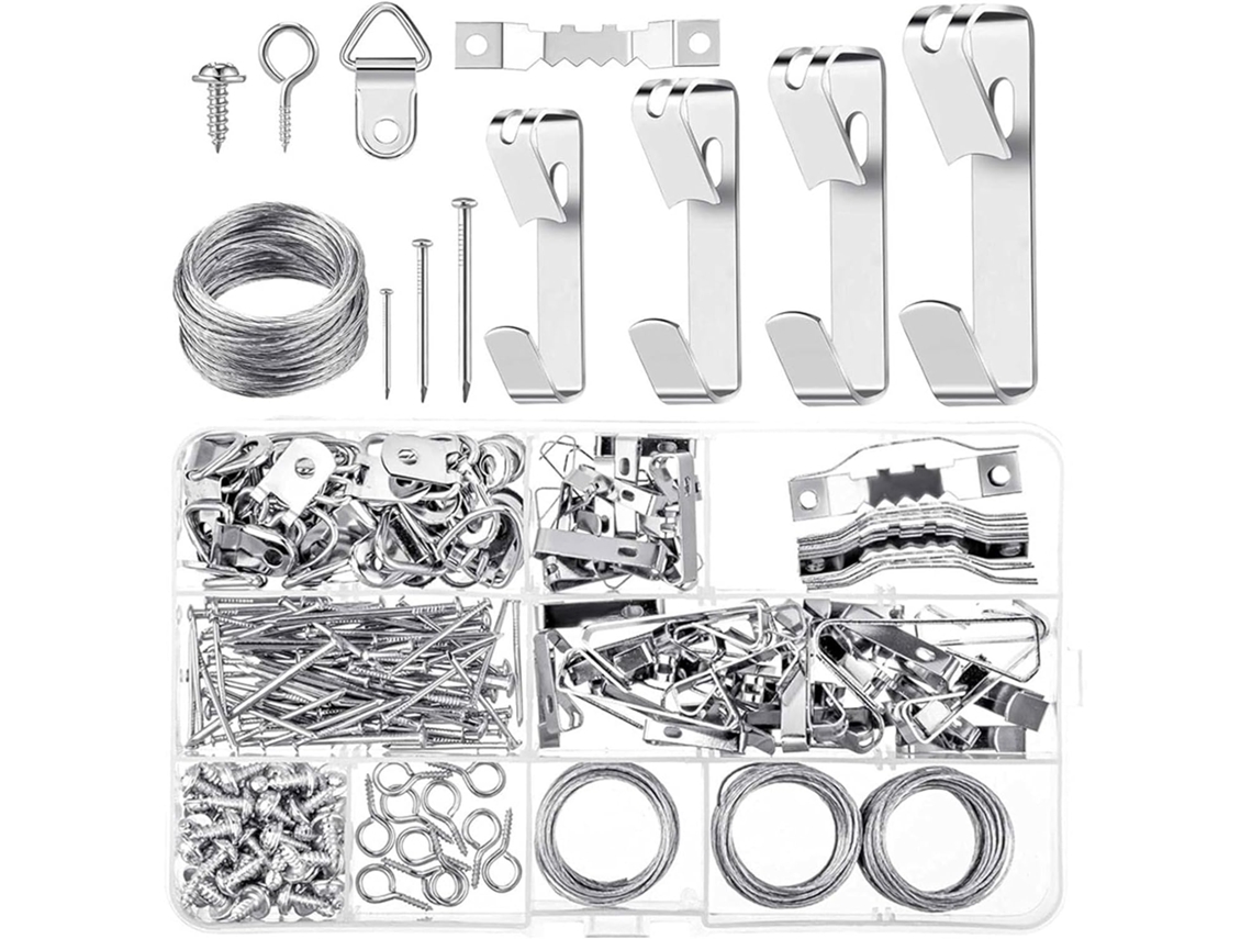 246 Ganchoss Para Colgar Imágenes Con Clavos De Metal Para Paneles De Yeso, Ganchos De Pared De Madera, Ganchos