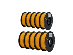 Filamento PLA para impresora 3D, diámetro de 1,75 mm, rollo de 1 kg, 10 kg PLA naranja OEM