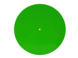 Tapete De Acrílico Para Tocadiscos Reduce Ruido, Mejora La Calidad Del Sonido, Tapete Antideslizante Para Discos Lp, 12 Pulg., Verde