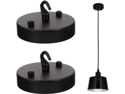 VVJIJILLY Roseta De Teto Com Gancho, Kit De Suspensão Retro Para Plantas Ou Candeeiros